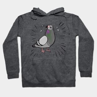 Frantic Pigeon Friend Hoodie